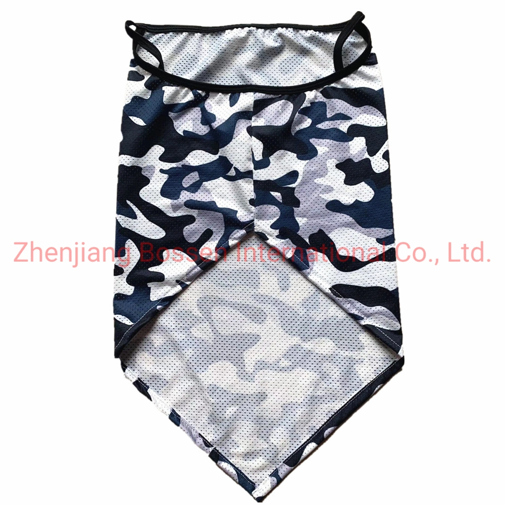 China Supplier OEM Customized Print Quick Drying Cooling Biker Motorcycle Summer Face Mask with Ear Loop