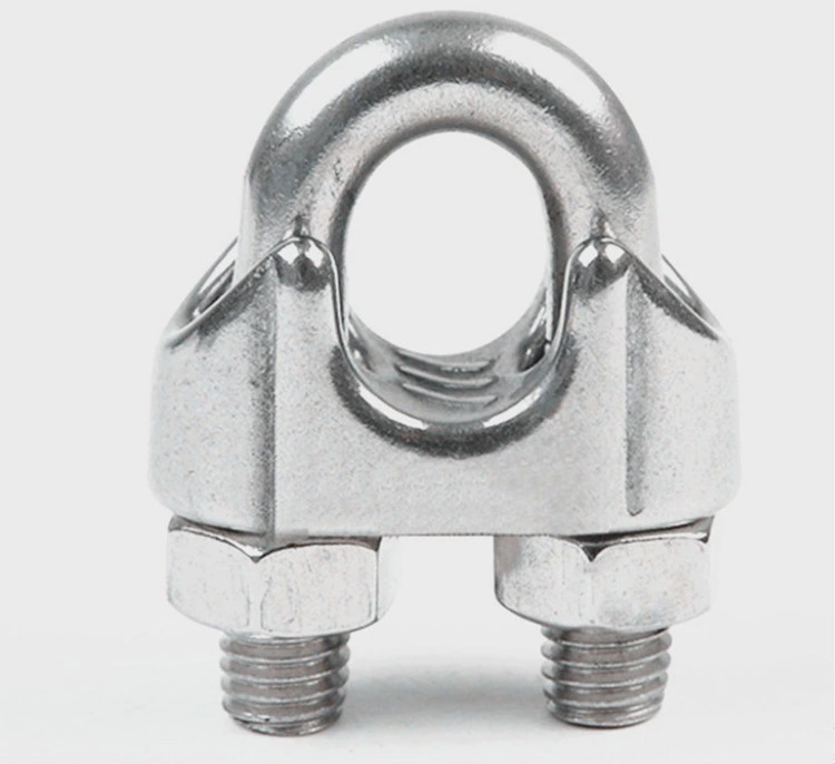 U Bolt Type Electric Cable Connector Clip Wire Rope Clamp Stainless Steel, High Hot DIP Galvanized