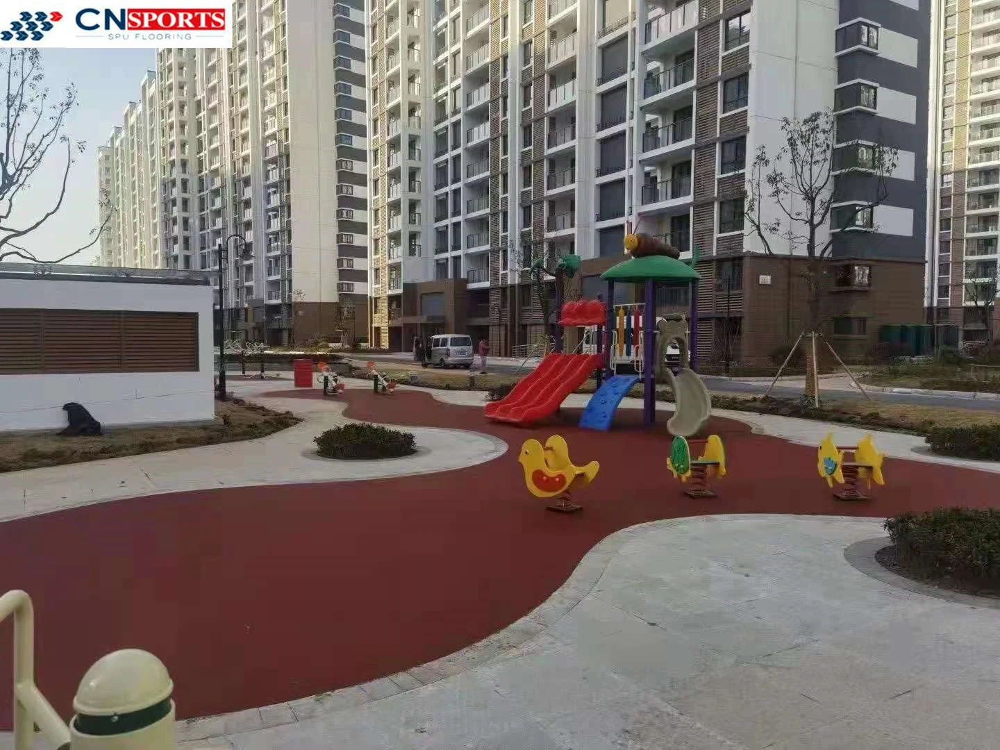 Safety Playground Resilient EPDM Rubber Granules EPDM Flooring