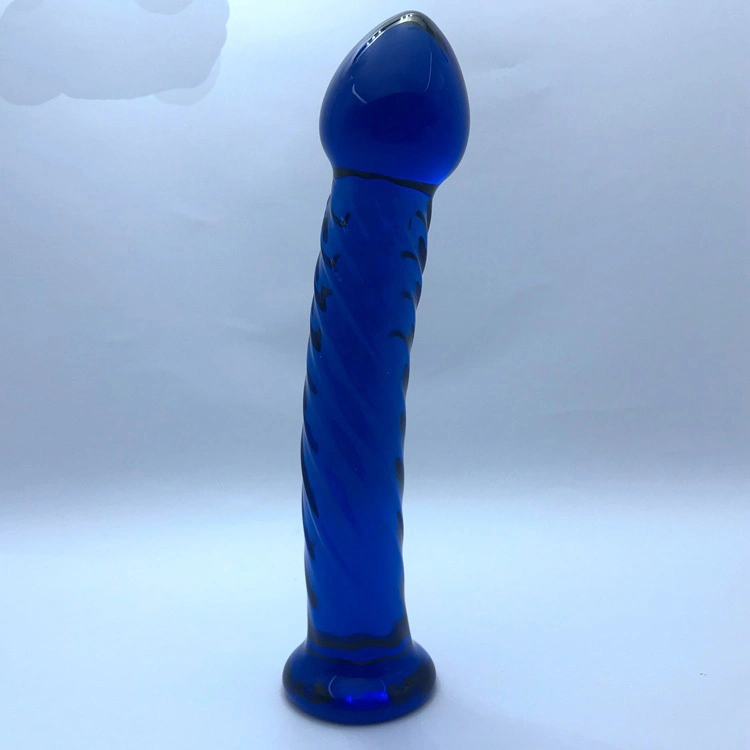 Bdsm Ice Fire Simulation Stick Anal Plug Masturbation Crystal Glass G-Point Anal Plug Sex Toys Anal Beads for Couple Sex Game