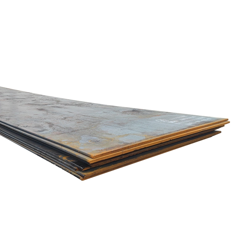 Placas de acero con bajo contenido de carbono Hoja de acero laminado en caliente 6mm 8mm 10mm placa de acero