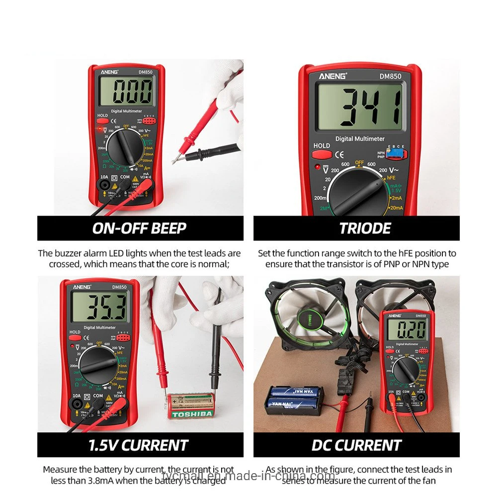 Aneng 1999 Counts Professional Electric Digital Multimeter