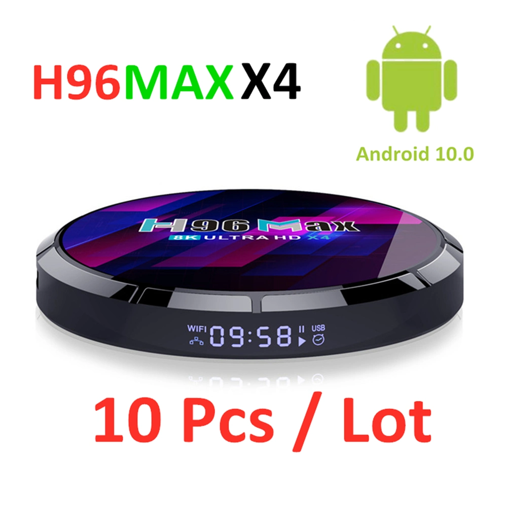 4K Android Set Top Box H96 Max X4 Smart Ott TV