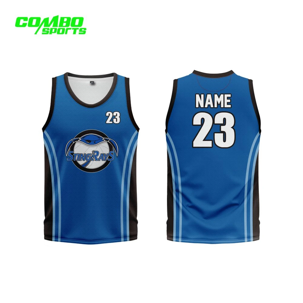 Uniforme personalizado de esportes, camisa de treinamento para partida de basquete.