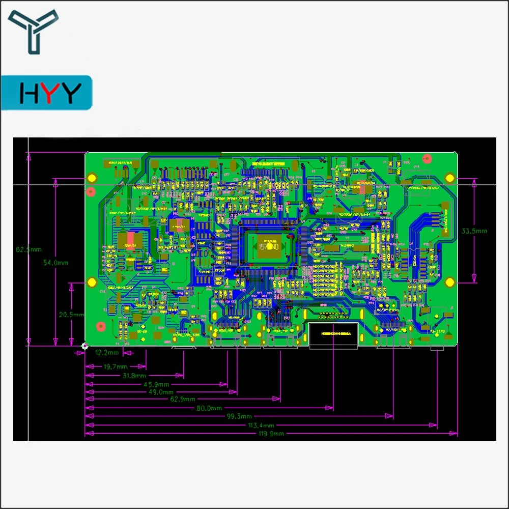 Universal DTV Board EDP Screen HD Typ C Drahtlose Übertragung Stärke 5mm ein Kabel durch alle LCD-TV-Hauptplatine