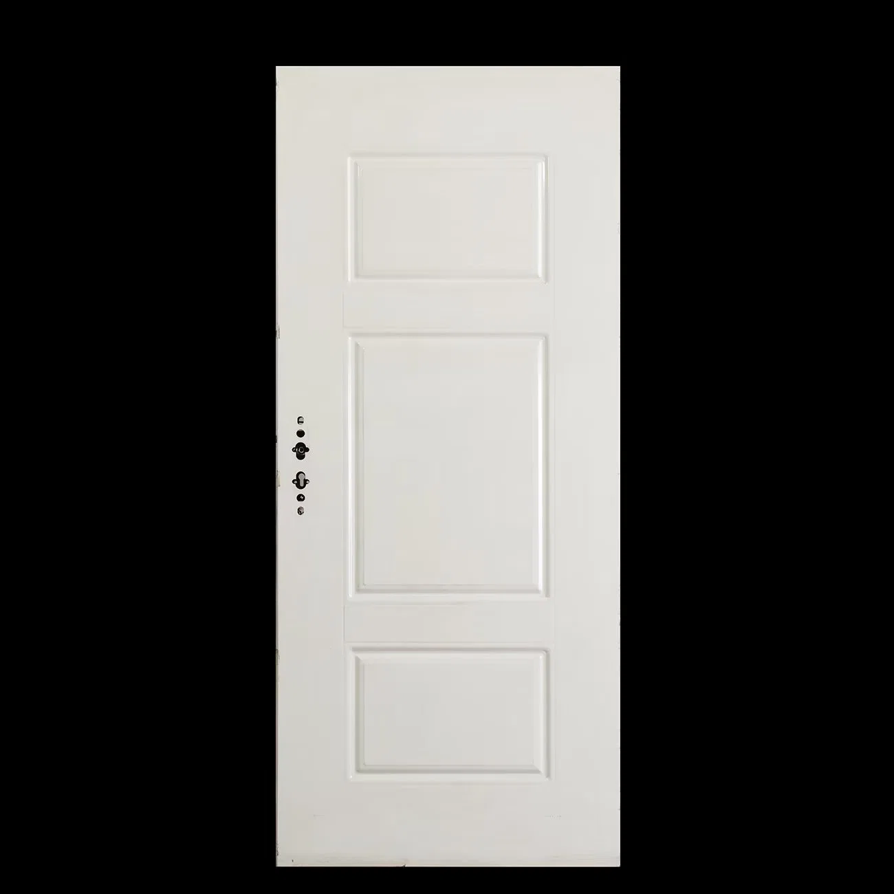 OT Venta 6 Panel Entrada Puerta metálica de Acero con Madera Pino Puerta Jamb