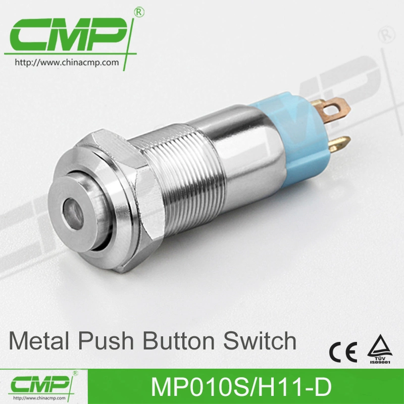 10mm Mini Stainless Steel Button Switch