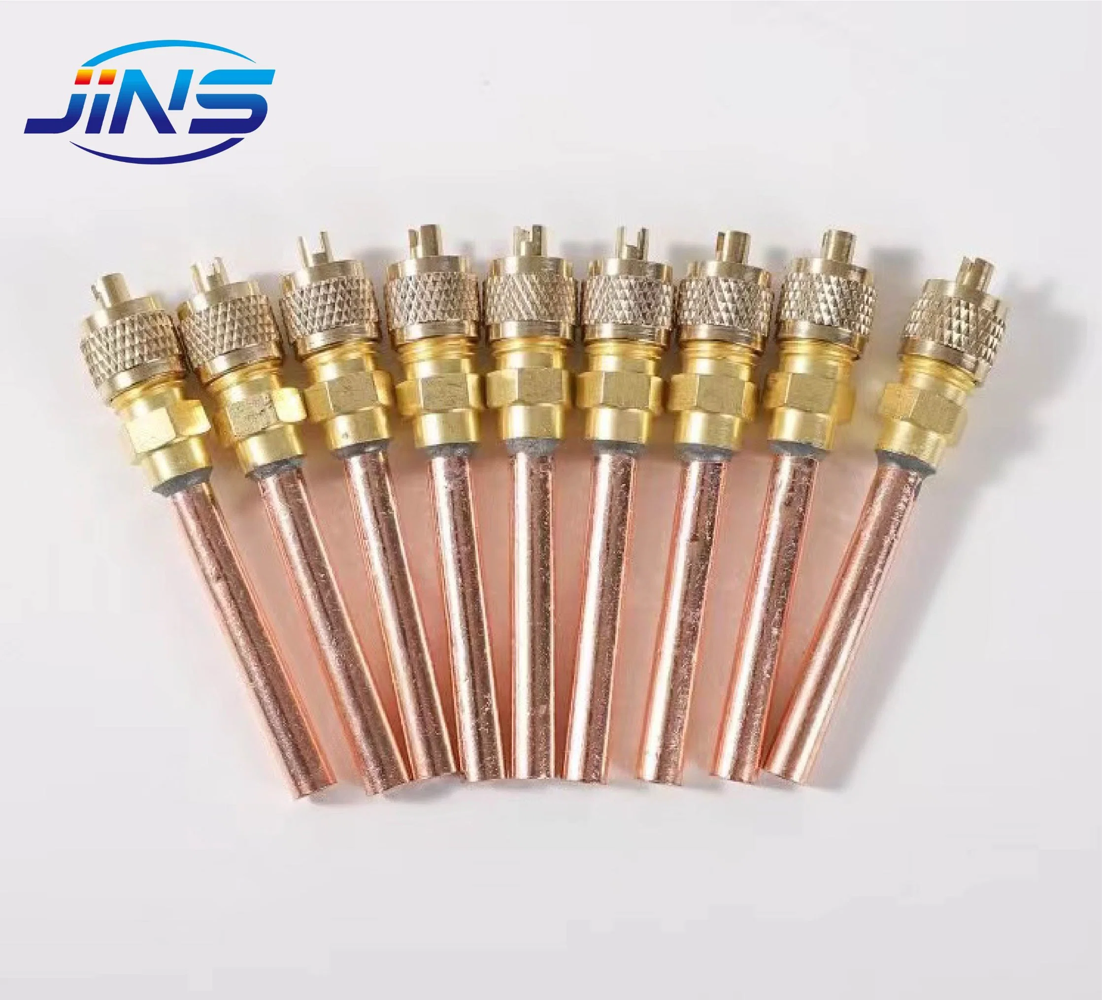 Refrigeration Parts Access Valve Copper Tube 1/4 Pipe for Refrigeration Refrigerator