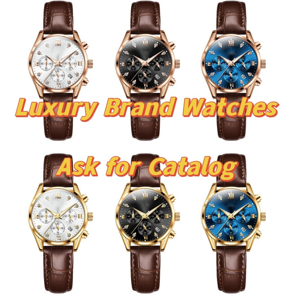 Top Quality Steel Luxury Famous Brand 18K Gold Replica Online Store Luxury Masonry Watch Mechanical Watch Brand Watch Replicas Designer Watches Men and Women