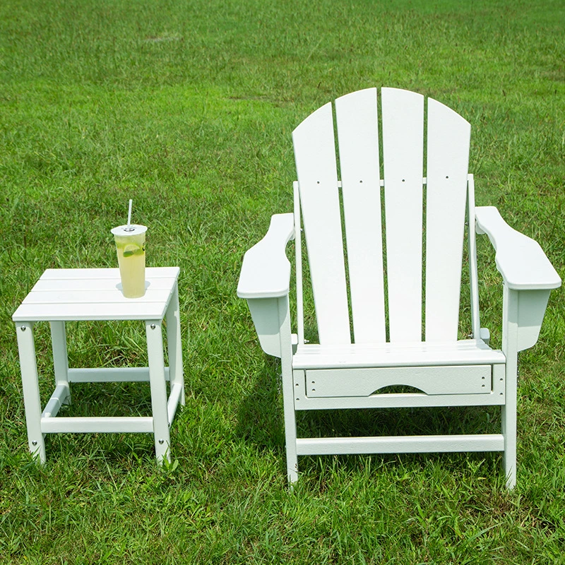 Recycled Plastic Garden Leisure Resort Hotel Villa HDPE Adirondack Chair Sets