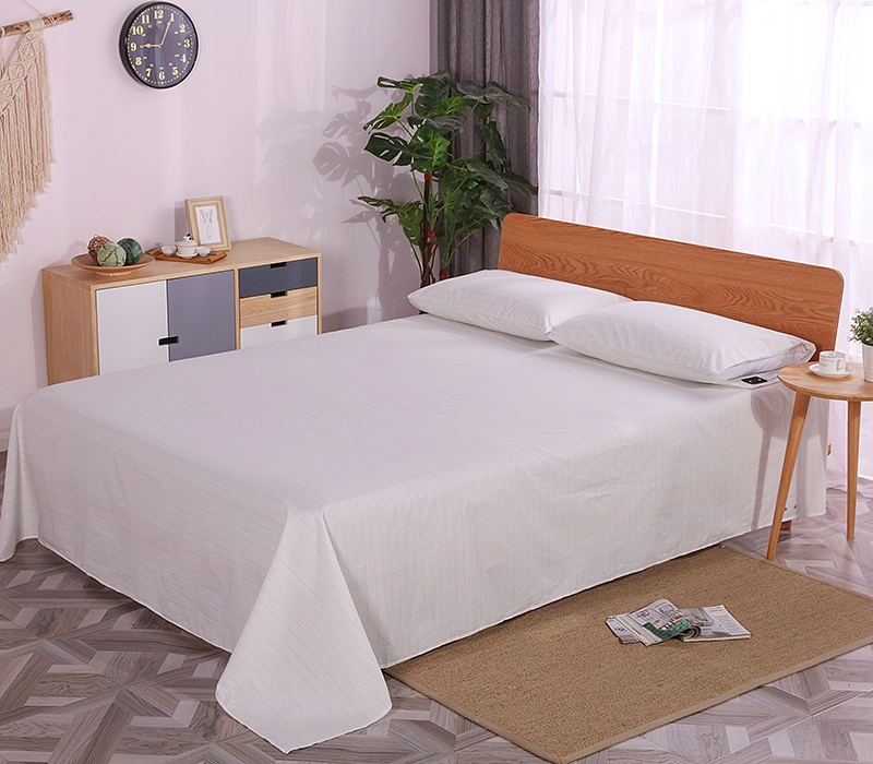Cotton Silver Earthing Bed Sheets