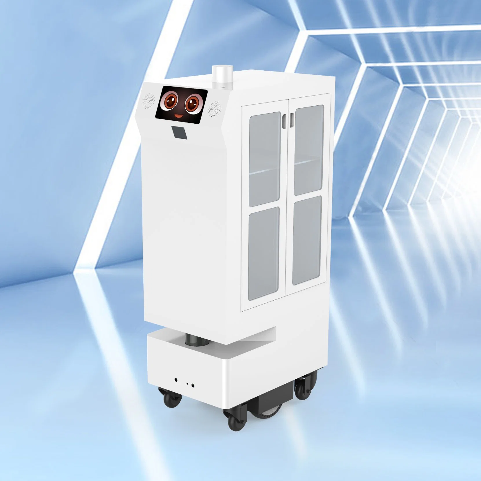 Source Manufacturer Hospital Epidemic Prevention Material Delivery Robot, Fully Automatic Remote Intelligent Robot