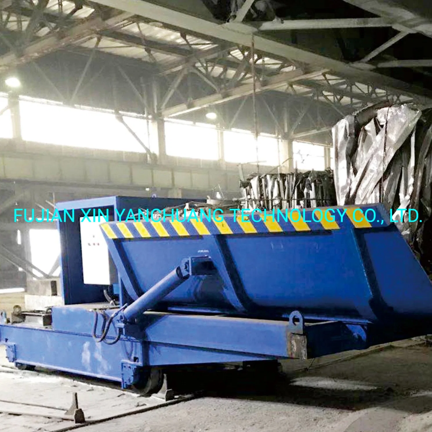 Induction Furnace Steelmaking Scrap Steel Charger Trolley