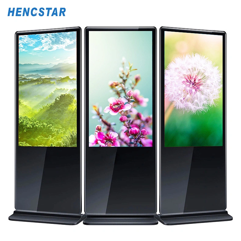 43 Inch Floor Standing 4K Advertising Touch Screen LCD Player Digital Signage Displays