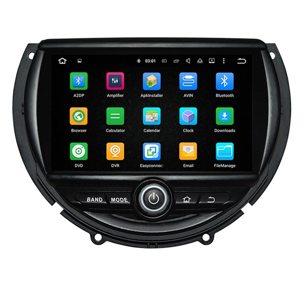 نظام صوتي للسيارة قياس 7 بوصات لـ BMW Mini 2014 - شاشة اللمس مشغل السيارة ستريو دي في دي في دي مشغل السيارة وحدة Android Head