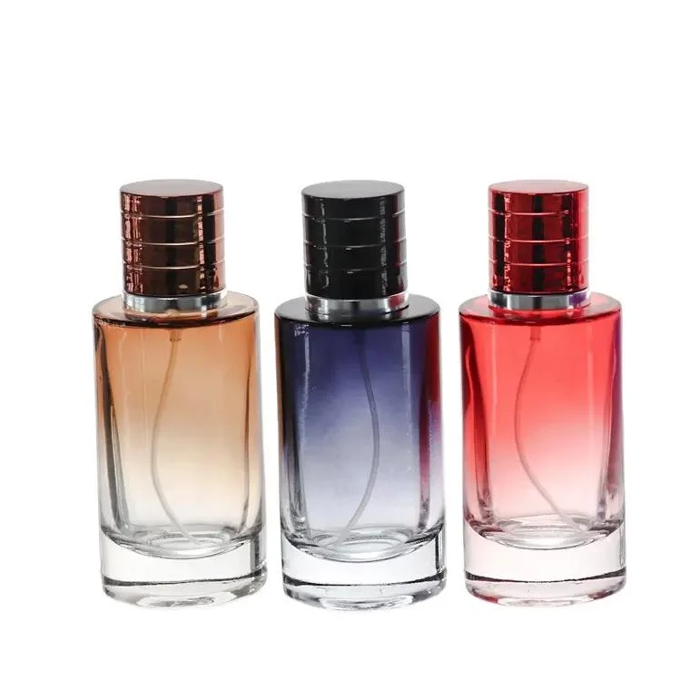 Top Selling 30ml 50ml Red White Amber Fragrance Scent Glass Bottle Refillable Perfume Bottle