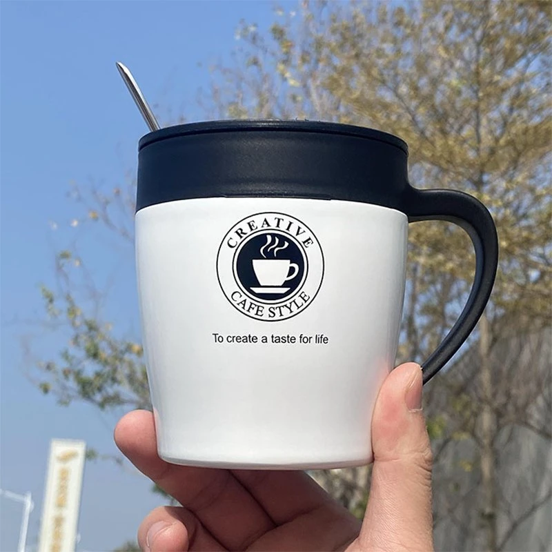 Copos de café de viagem atacado em branco canecas de café para metal de sublimação Caneca branca