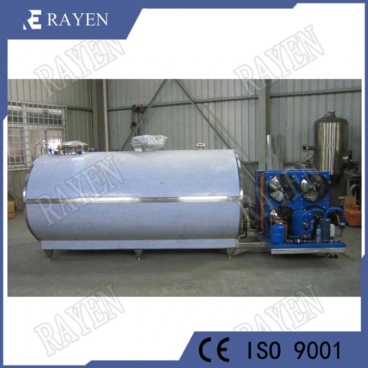 Stainless Steel Cooling Jacketed Tank 500L Dairy Refrigerated Cooling Milk Tank