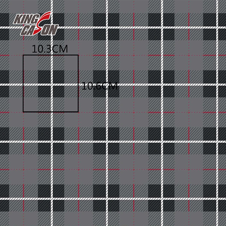 Kingcason ODM/OEM Custom Prints Geometry Geometric Plaid Stripe Shape Fabric 1