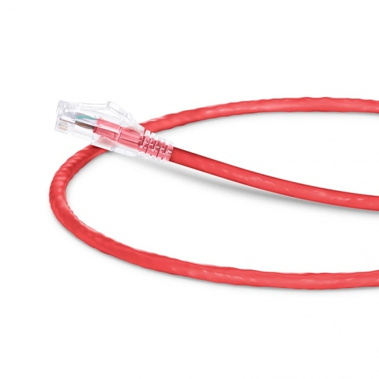 3FT (1m) Cat5e Snagless Unshielded (UTP) PVC RJ45 LSZH Ethernet Patch Cable, Red