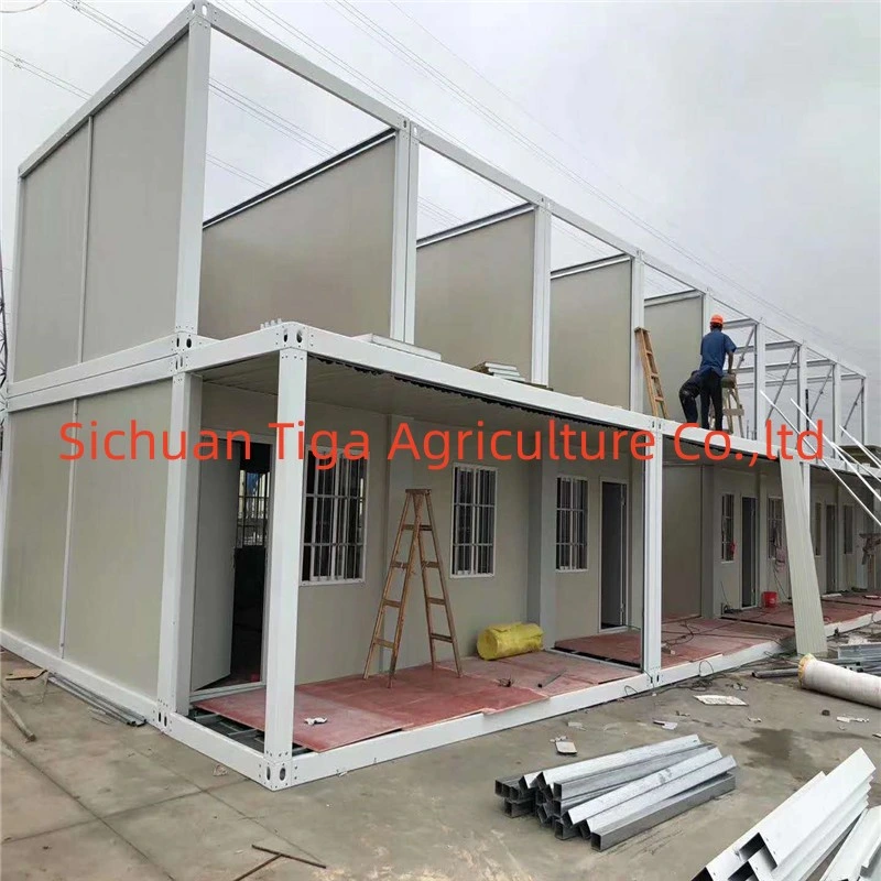 Customized Sandwich Panel Puerto Rico Container Home Prefab Modular Extendable Dormitory Building Flatpack House