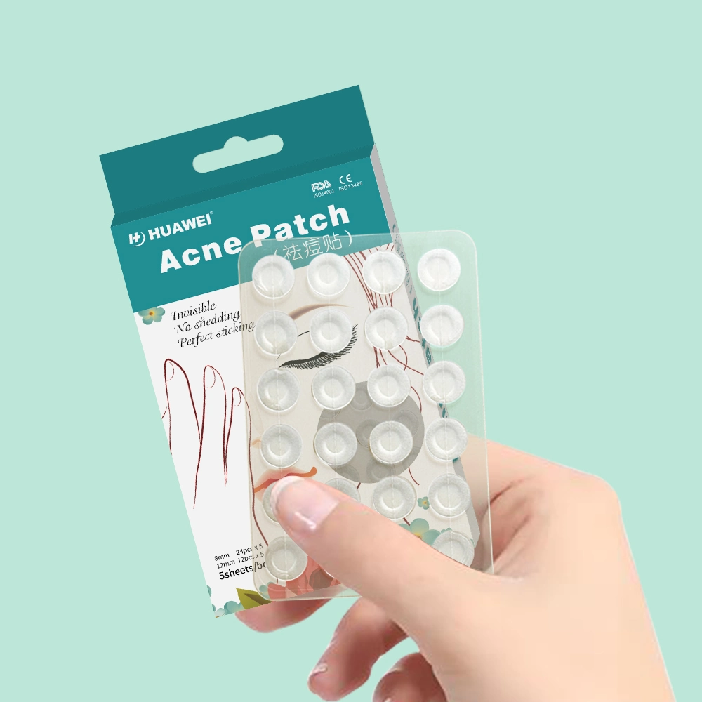 Acne Pimple Patch Hydrocolloid Invisible Spots Treatment Tea Tree Oil 24dots/Sheet