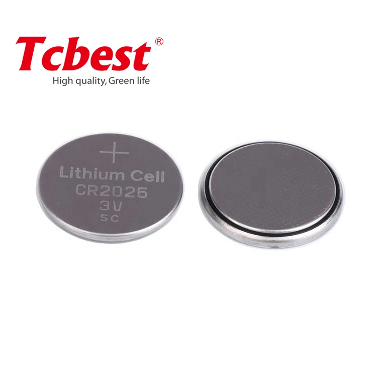 OEM Accepted Hot Sale Cr2025 Primary 3V Lithium Button Cell Coin Battery for Remote Control/Scales/Calculator/Watch/Medical Instruments/Computer Motherboard