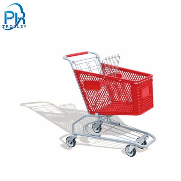 Supermarket Shopping Plastic Supermarket Shopping Trolley