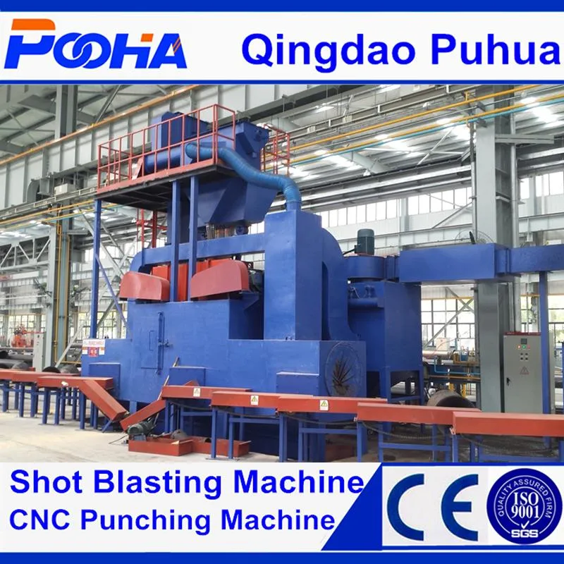 Roller Type Metal Tube Dust Cleaning Shot Blasting Machine