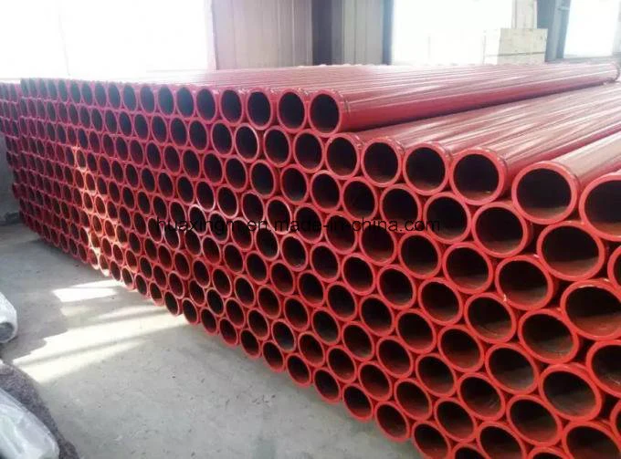 DN125*3000mm Concrete Pump Pipeline Straight Pipe with Flange