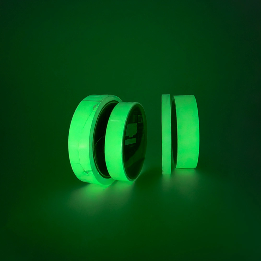 Dingfei Light Fluorescent Self Adhesive Vinyl Reflective Luminous Glow in The Dark Tape