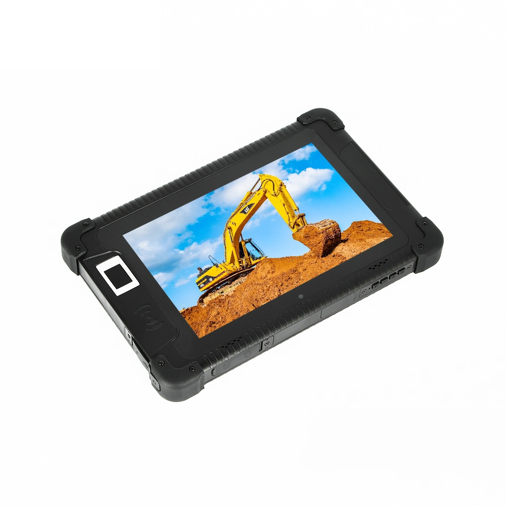 8 Inch NFC RFID Barcode Scanning Fingerprint 4G LTE OEM Manufacturer of Handheld Industrial Rugged Tablet Computer