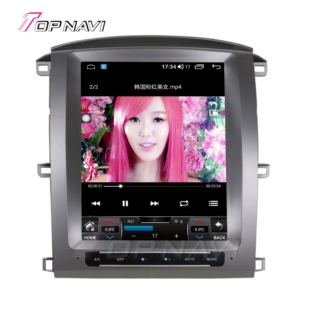 High Resolution Car Android Auto Video for Toyota Land Cruiser 100 2003 2004 2005 2006 2007 Wireless DVD Player