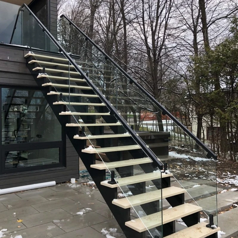 Internal Stainless Steel Spigot Stair Glass Balustrades