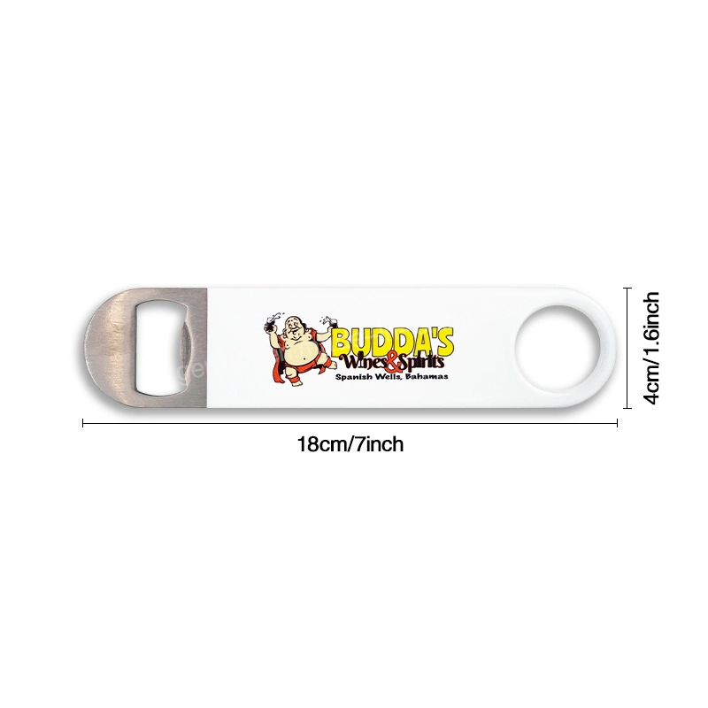 Wholesale/Supplier Bahamas Metal Stainless Steel Beer Bottle Opener with Customized Logo PVC Cover