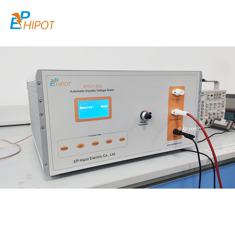 Comprobador de tensión de impulso 0.1up a 20kv, compatible con las normas: IEC60060-1 -2 IEC61010