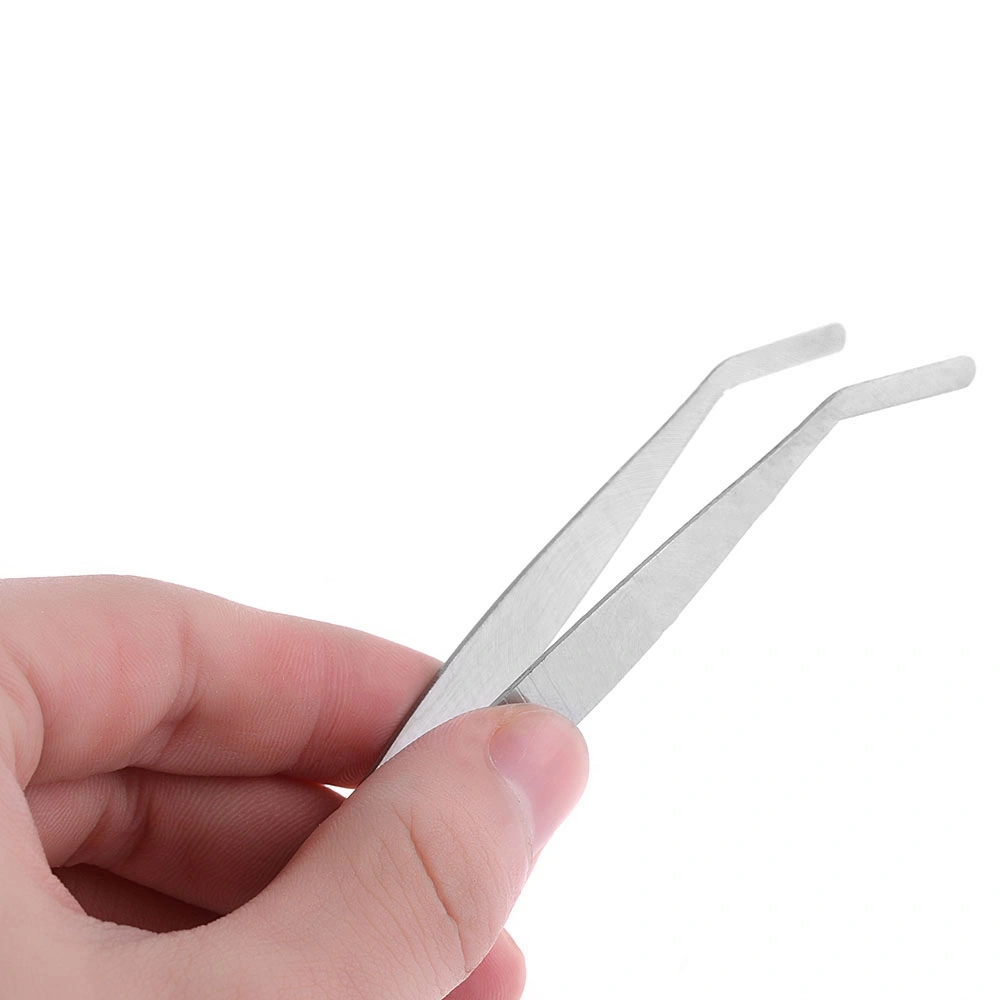 1PC New Fashion Home Yard New Stainless Steel Micro Landscape Anti-Static Bonsai Tweezer Garden Tool DIY