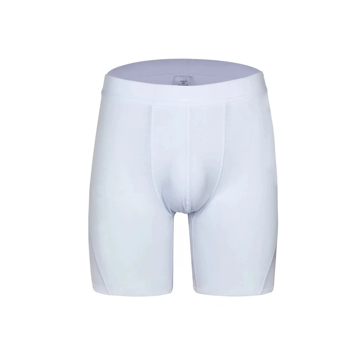 Long Leg coton solide hommes Sous-vêtements Caleçon confortable