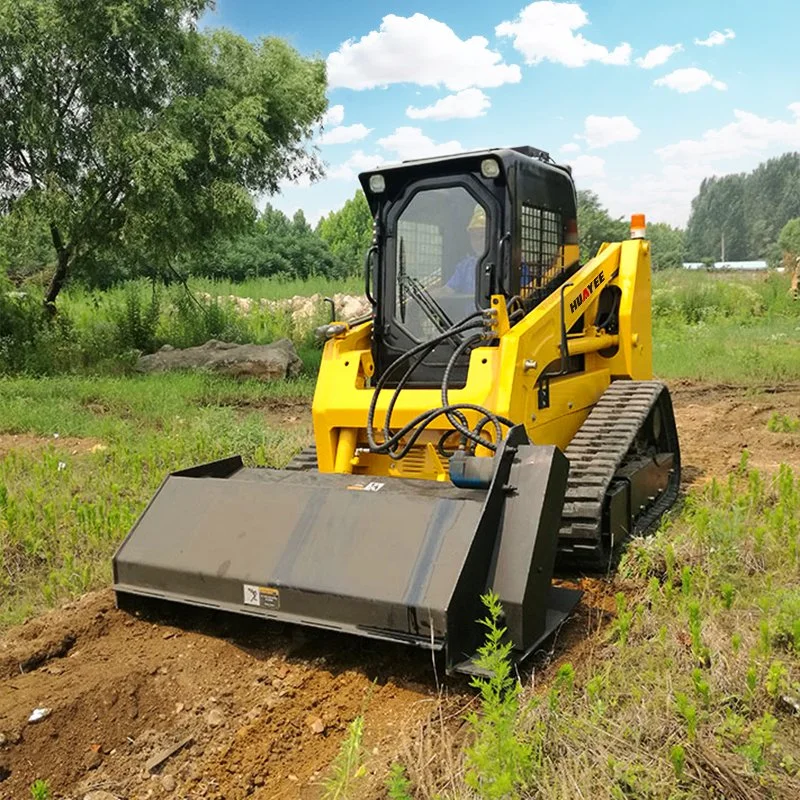 Suministro de la fábrica Full-Hydraulic Minicargadora Mini Tierra Sinfín utilizado/ Nuevo mini cargadora de ruedas para el cargador de un minicargador un cambio rápido de diversos accesorios