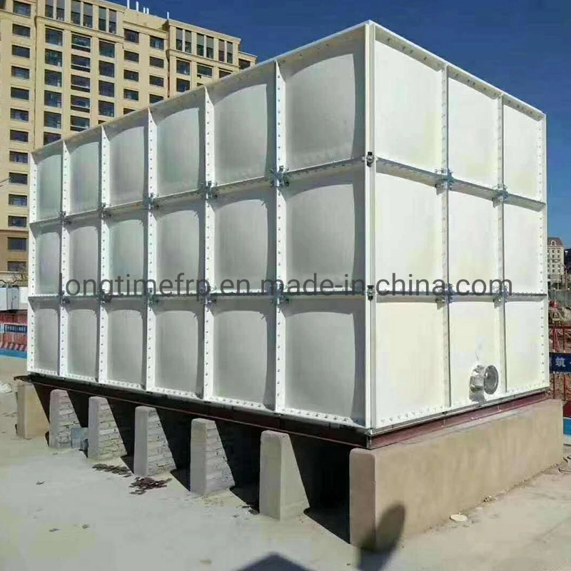 500m3 GRP Water Storage Tank SMC Fiberglass Reinforcement Plastic Sectional Water Tank