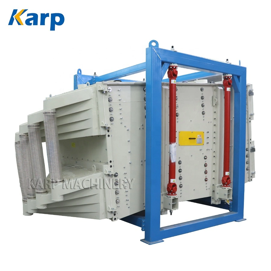 Square Vibrating Screen Frac Sand High Capacity Oil Field Gyratory Sifter