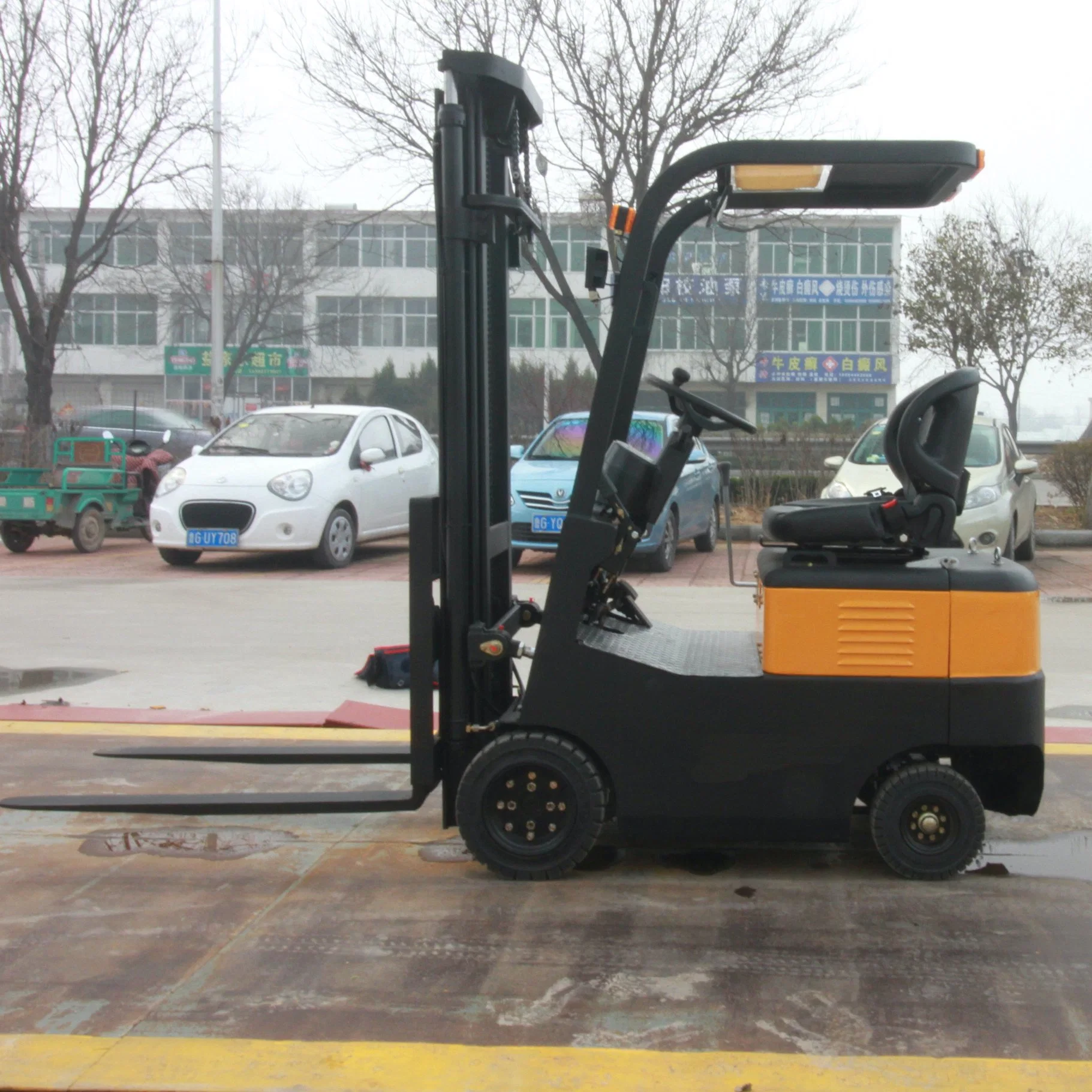 Hang Cha Mirco New Type 1000kgs Electric Stacker Forklift