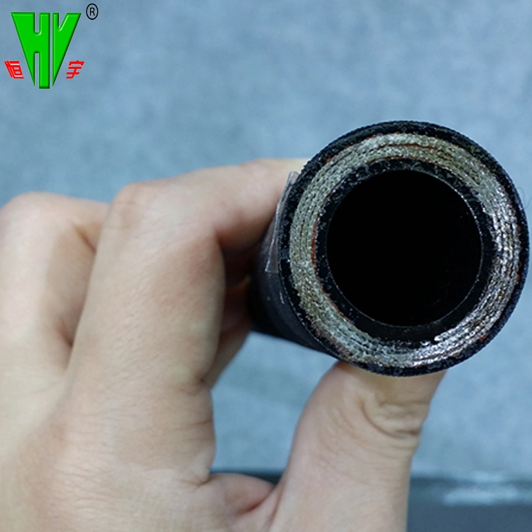 High Press DIN En 856 4sh Spiral Cable Wrap Rubber Pipes Fire Resistant Hydraulic Rubber Hoses