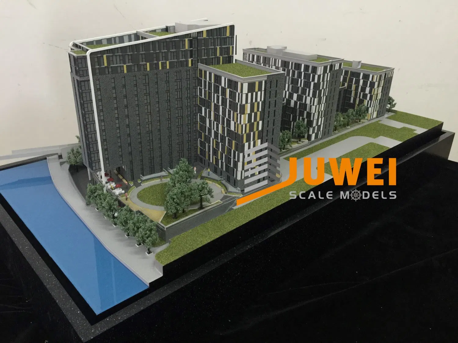 Custom Made Office Building Scale Model for Design (JW-77)