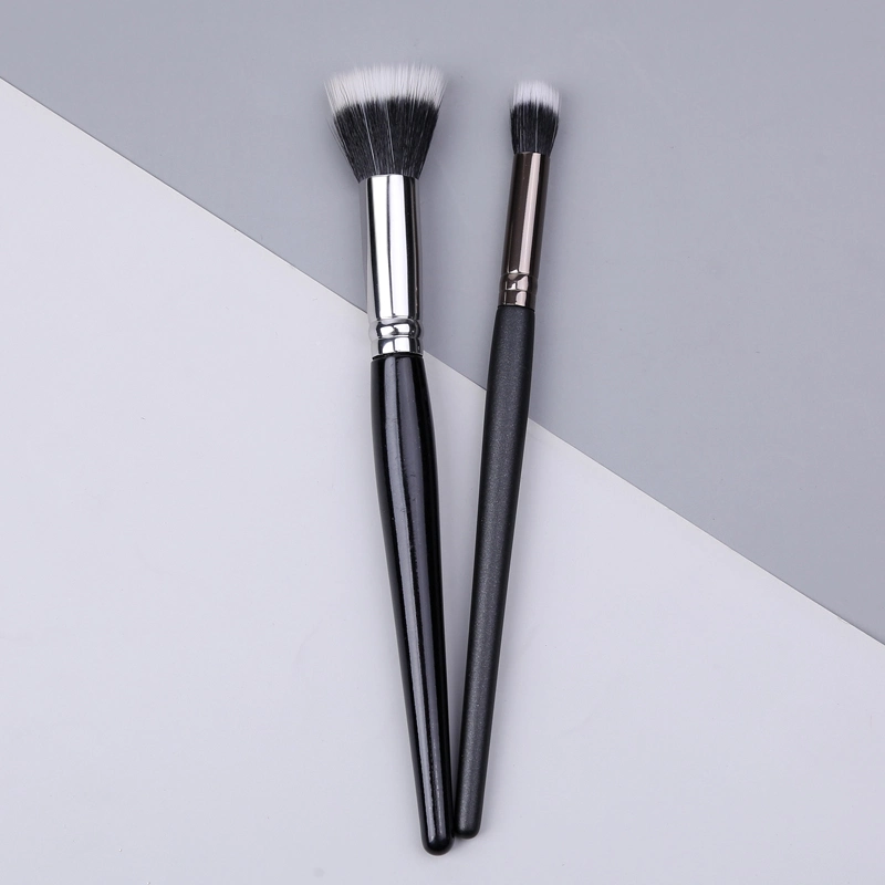 Soft Fiber Hair Wooden Handle Makeup Brush Blusher Brush Tools