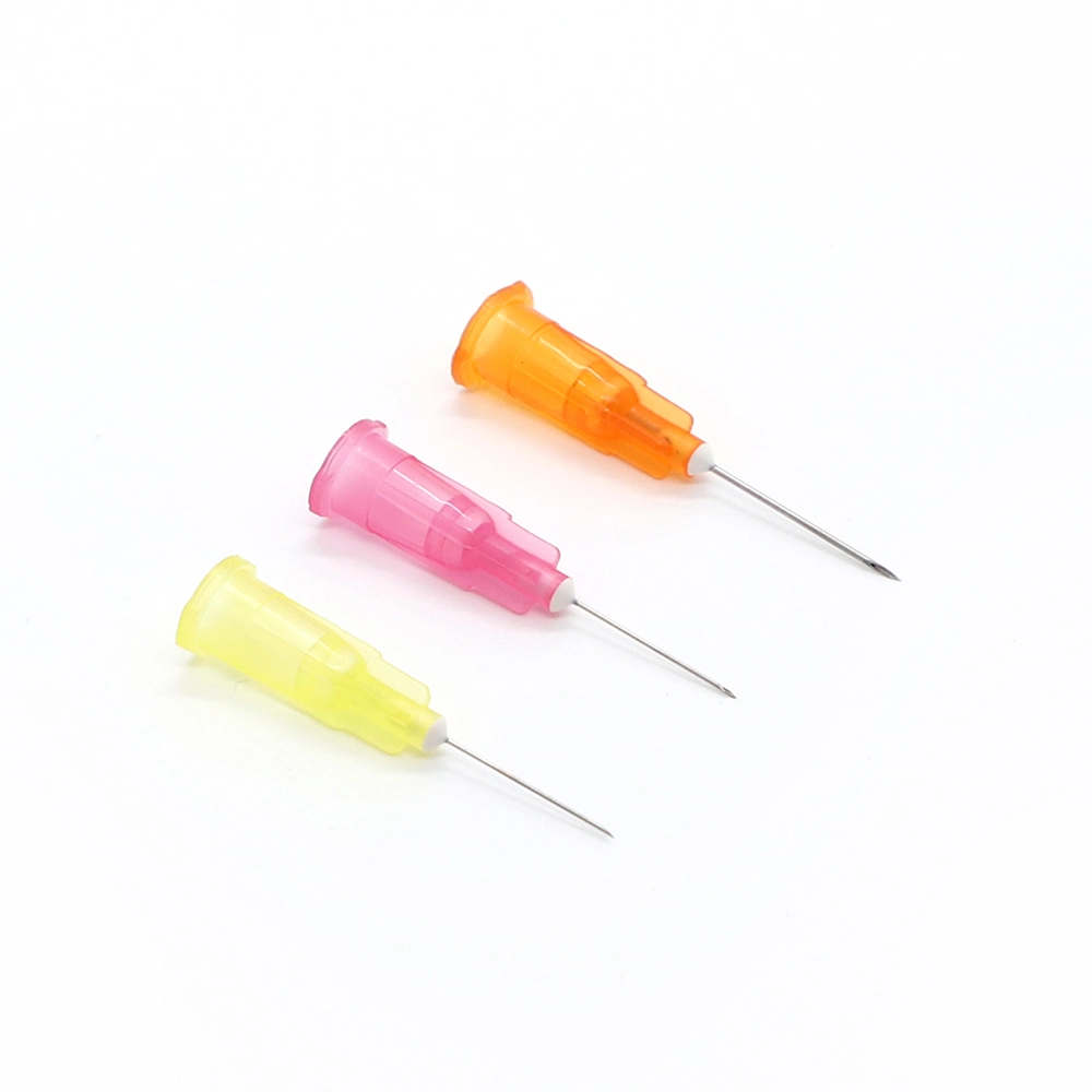 Einweg-Nadel Lieferant Kunststoff Material 16g-30g Spritzennadel / sterile hypodermische Nadel