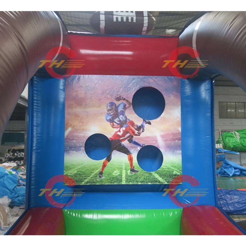 Inflatable Soccer Carnival Game, 5X3m Football Kick Penalty Shootout Game, Soccer Goal Inflatable