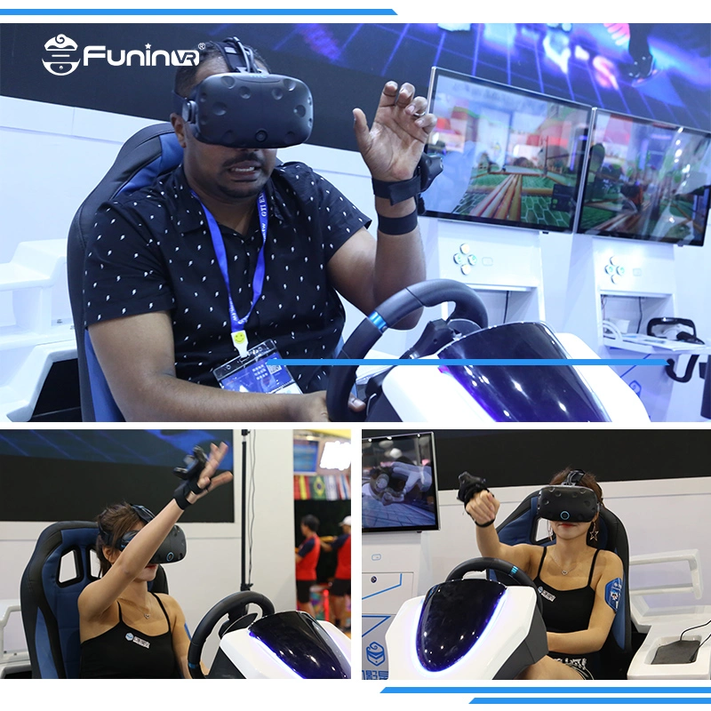 VR Arcade máquina de juego realidad virtual Racing Kart Simulator