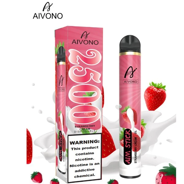 Vaper 2500 Puffs Aivono Aim Stick Wholesale/Supplier E Cigarette Disposable/Chargeable Vape Pen 1000mAh 9ml 16 Flavors