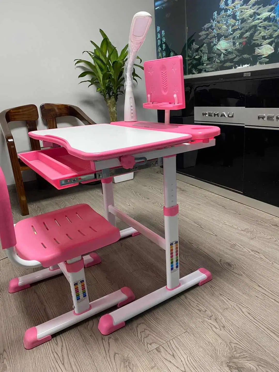 60cm 70cm 80cm Baby Folding Study Desk, Desk and Chair Can High Change Newest Design Boy and Girl Desk